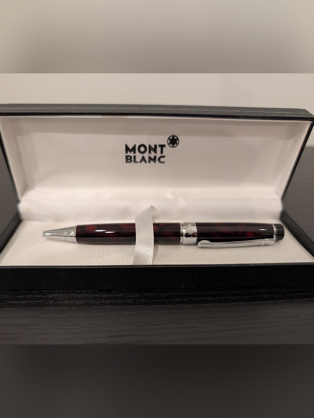 Montblanc Pen Marble Ballpoint Pen in Original Box